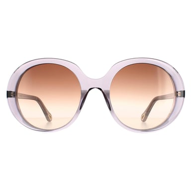 Chloe Oval señoras transparente gris marrón degradado ch0007s