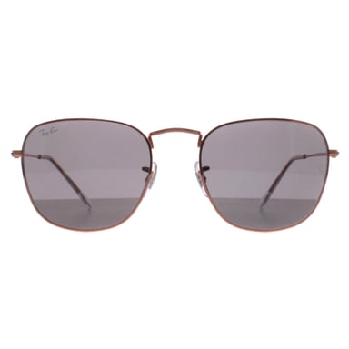 Ray-Ban Cuadradas Unisex Oro Rosa Gris Oscuro RB3857 Frank