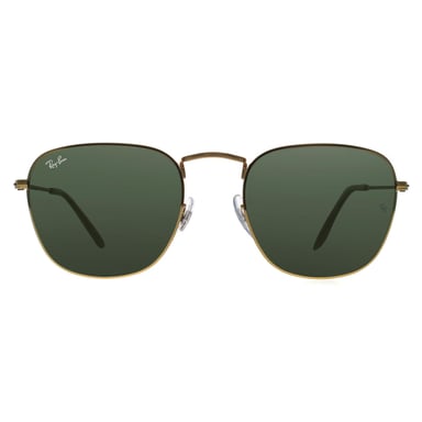 Ray-Ban Cuadradas Unisex Oro G-15 Verde RB3857 Frank