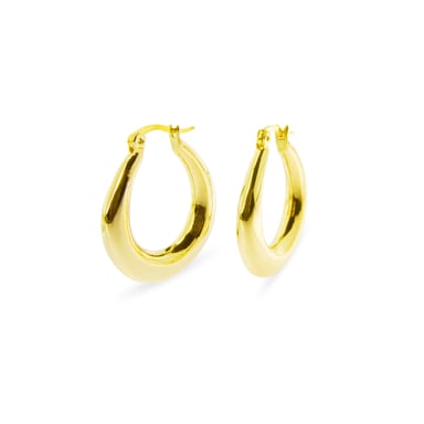 Pendientes Luxenter Oumy acabado en Oro Amarillo de 18 Kts