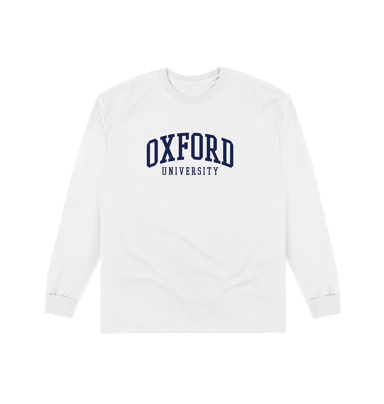 University Of Oxford White Sweatshirt