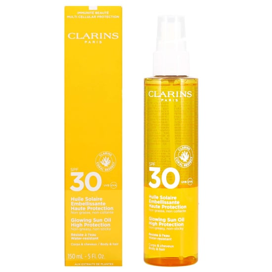Aceite Brillante Solar de Clarins Alta Protección SPF30, 150 ml - Image 3