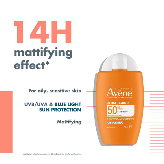 Avène Ultra Fluido Control de Aceite SPF50+ para Piel Grasa y Mixta - Alta Protección - Image 2