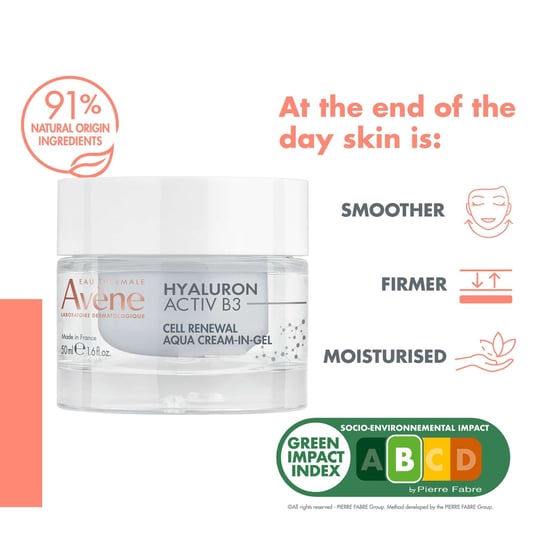 Avène Hyaluron Activ B3 Crema en Gel Hidratante para Piel Madura - Hidratante Revitalizante - Image 4