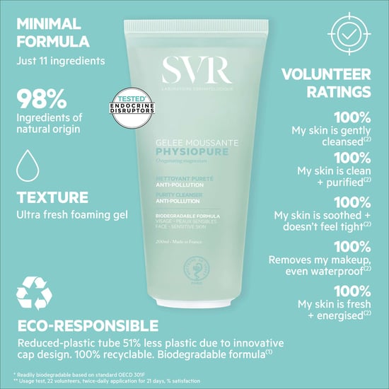 SVR Physiopure Gel Espumoso Limpiador para Piel Normal 200ml - Image 4