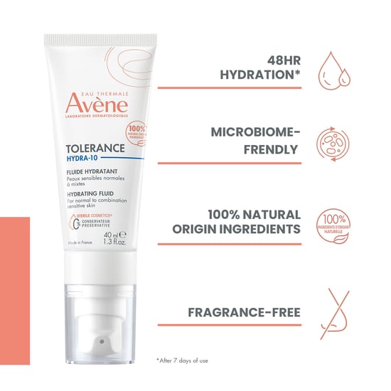 Avène Tolerance Hydra-10 Fluido Hidratante para Piel Sensible - Image 3
