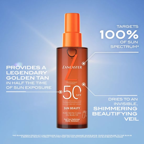 Lancaster Sun Beauty Aceite Seco Satinado SPF50 - Optimizador de Bronceado Rápido para el Cuerpo 186g - Image 2