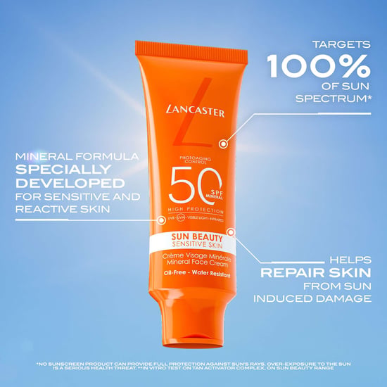 Lancaster Sun Beauty Crema Facial Mineral para Piel Sensible SPF50 - Protección UV Última para Piel Sensible - Image 3