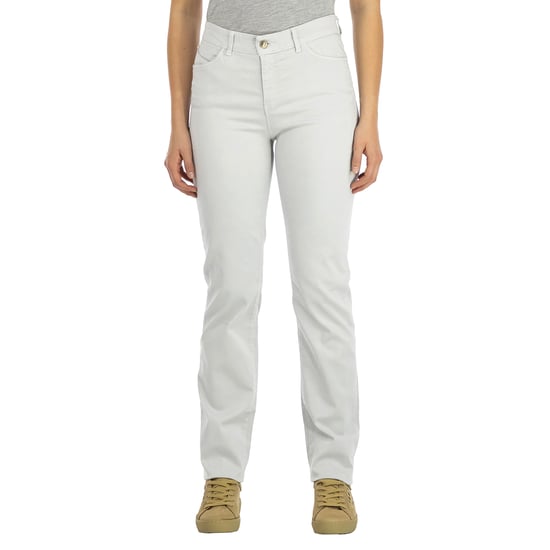 Regular fit stretch fabric long pants 6Y5J18-5N0RZ woman