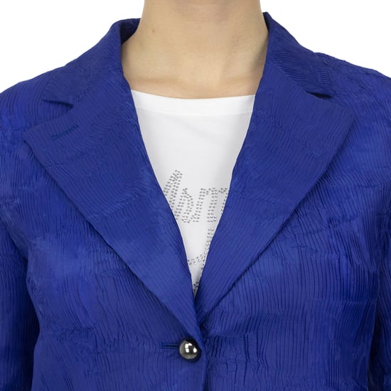 Blazer de abotonadura y cuello con solapa V2G12TV2007 mujer - Image 5