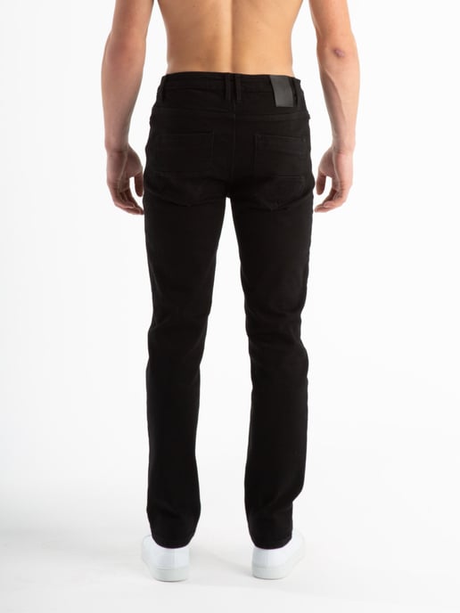 Men's Luke 1977 Freddie Fast Slim Straight Fit Jeans in Black