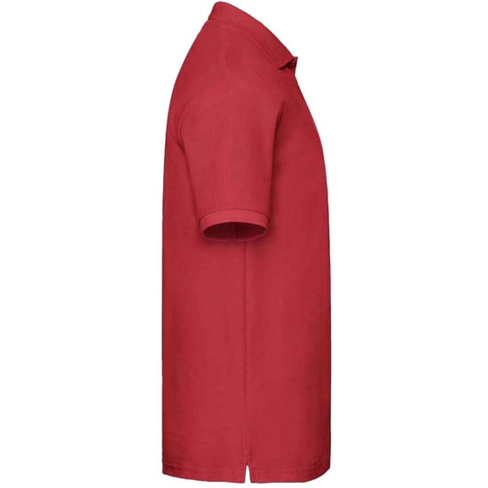 Fruit of the Loom Mens Premium Cotton Pique Polo Shirt (Red) - Image 3