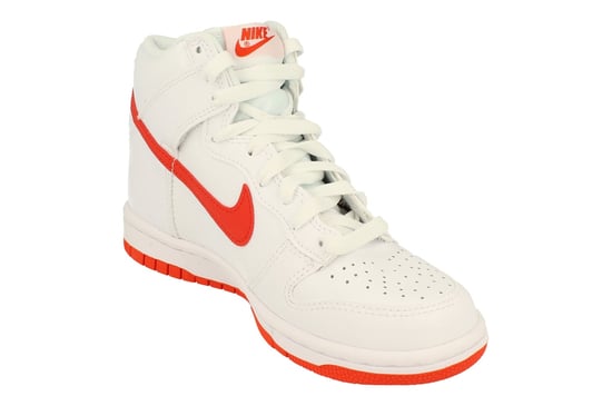 Nike Dunk High Gs White Trainers - Image 4