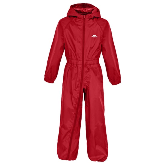 Trespass Babies Button Rain Suit (Red) - Image 1