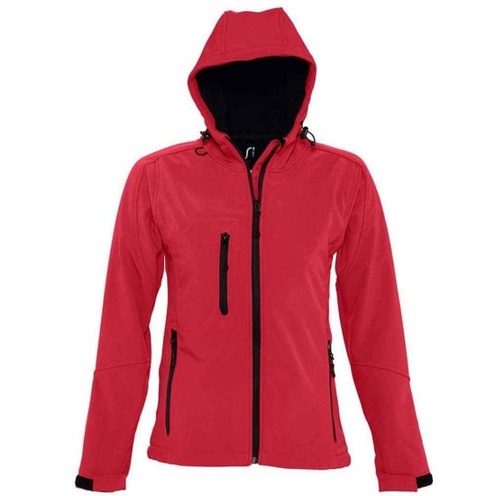 SOLS Womens/Ladies Replay Soft Shell Jacket (Pepper Red) - Image 1