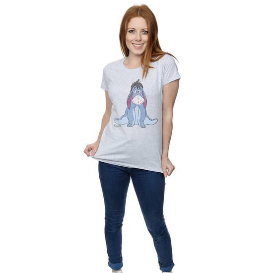Disney Womens/Ladies Winnie The Pooh Classic Eeyore Cotton T-Shirt (Heather Grey)