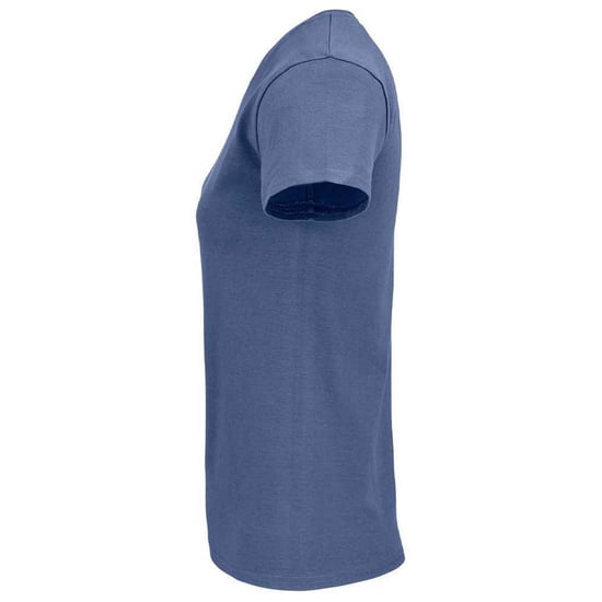 SOLS Womens/Ladies Pioneer Organic T-Shirt (Denim) - Image 2