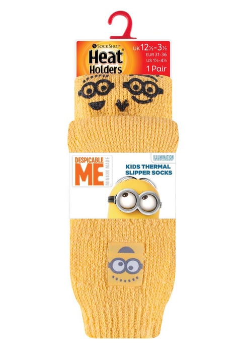 Calentadores - Calcetines térmicos antideslizantes 2.3 TOG para niños - Minions - Image 2