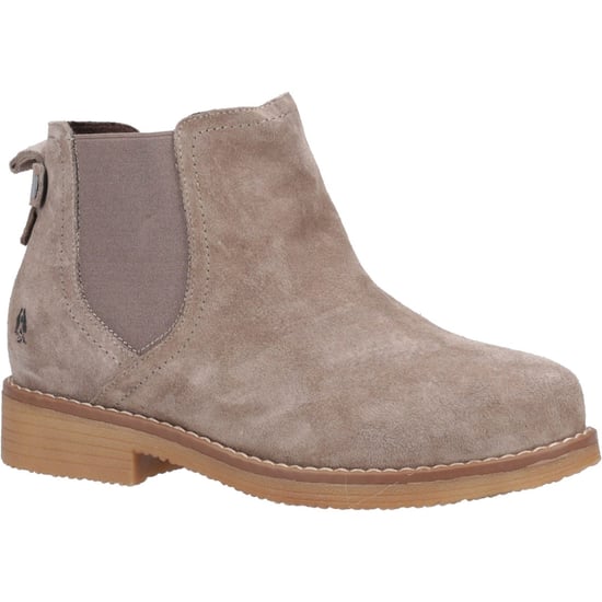Hush Puppies Maddy Wide Suede Women's Grey Boots - Image 1