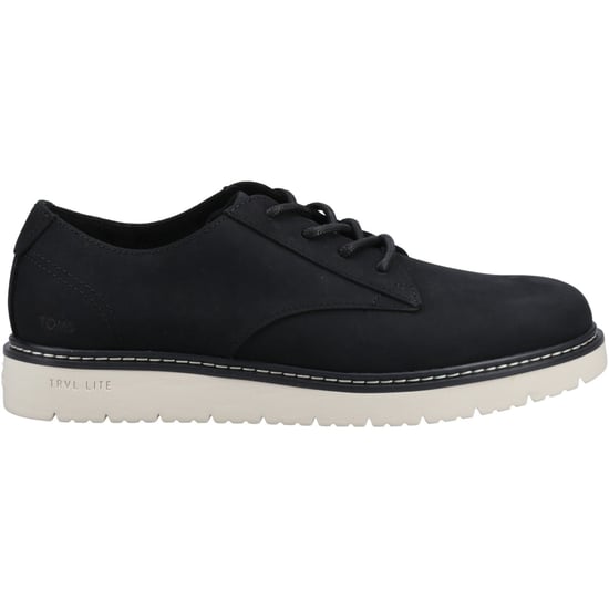 TOMS Navi TRVL LITE Leather Men's Black Oxford Shoes - Image 5