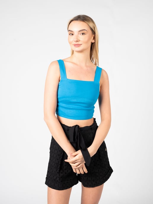 Pinko Top Rottofreno de mujer azul - Image 3