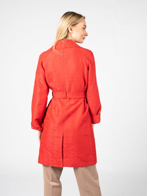 Pinko Abrigo Tandil de mujer rojo - Image 4
