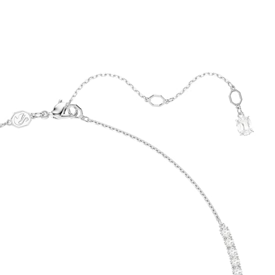 Swarovski 'Matrix' Women's Base Metal Necklace - Silver 5692416 - Image 3