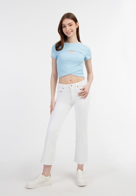 Mymo T-Shirt women light blue - Image 2