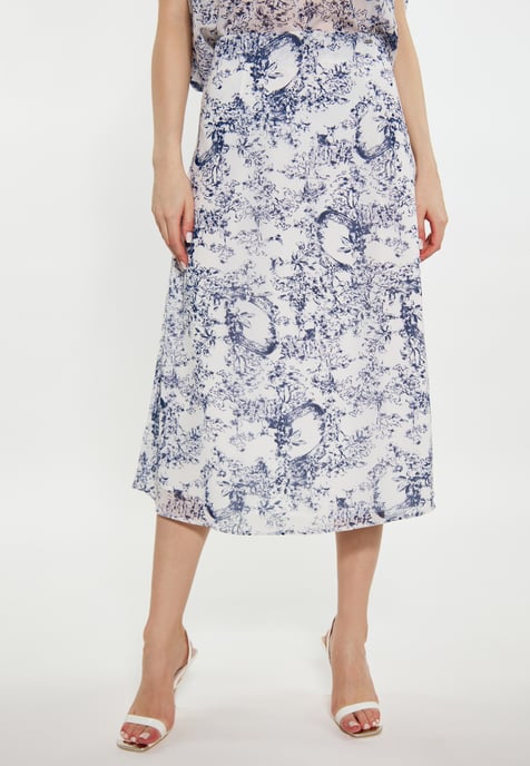 Dreimaster Skirt women marine white - Image 3