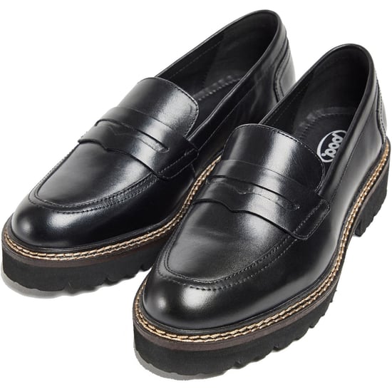 Pod Kenny Leather Women's Black Loafers - Image 6