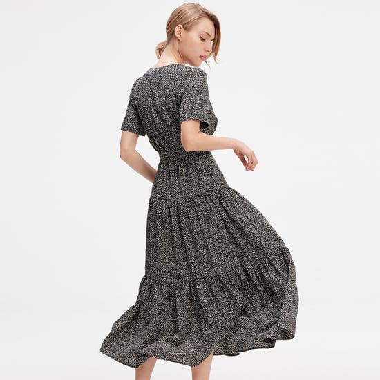 Liberty print cross-heart dress