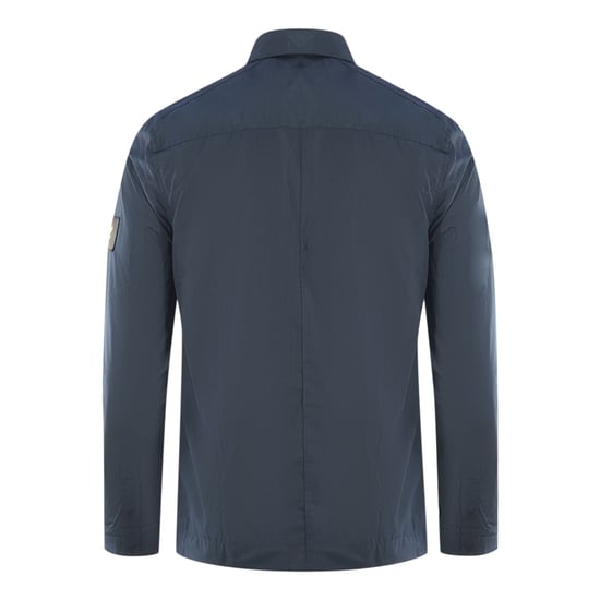 Chaqueta sobrecamisa azul marino antidesgarro de algodón de Lyle & Scott - Image 2