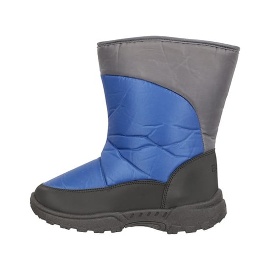 Mountain Warehouse Childrens/Kids Caribou Adaptive Striped Snow Boots (Blue) - Image 3