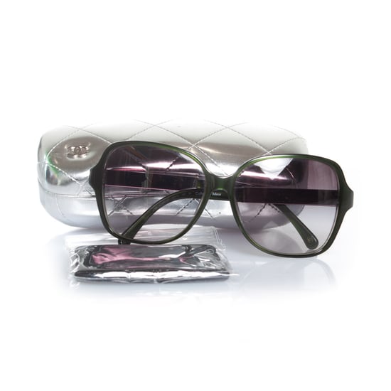 green squared sunglasses - Image 3