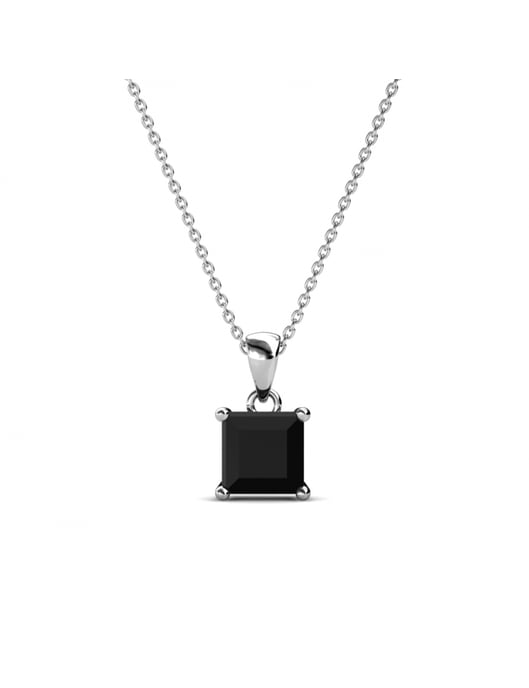 Juego de calle cuadrado simple - Cristal plateado y negro - Image 5