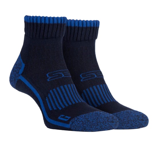 Calcetines de trekking Storm Bloc de algodón para hombre, altos y tobilleros - Image 1