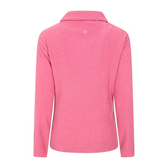 Mountain Warehouse Womens/Ladies Hebridean Cowl Neck Fleece Top (Dark Pink) - Image 2