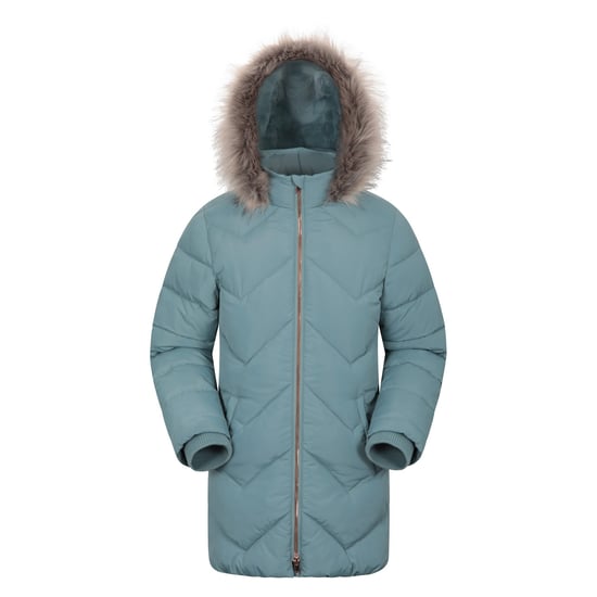 Mountain Warehouse Childrens/Kids Galaxy Water Resistant Padded Jacket (Teal) - Image 1