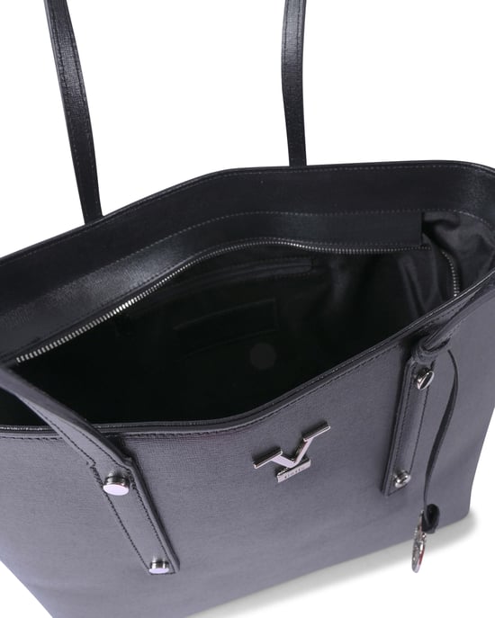 V Italia Womens Handbag CB1070 SAFFIANO NERO