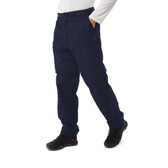 Craghoppers Mens Expert Kiwi Convertible Tailored Cargo Trousers (Dark Navy) - Image 2