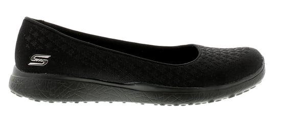 Skechers Microburst One Up Womens Ladies Flats Shoes Black