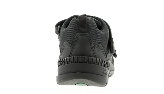 Zapatillas de niños Kickers Trucker Mid de cuero negras - Image 4