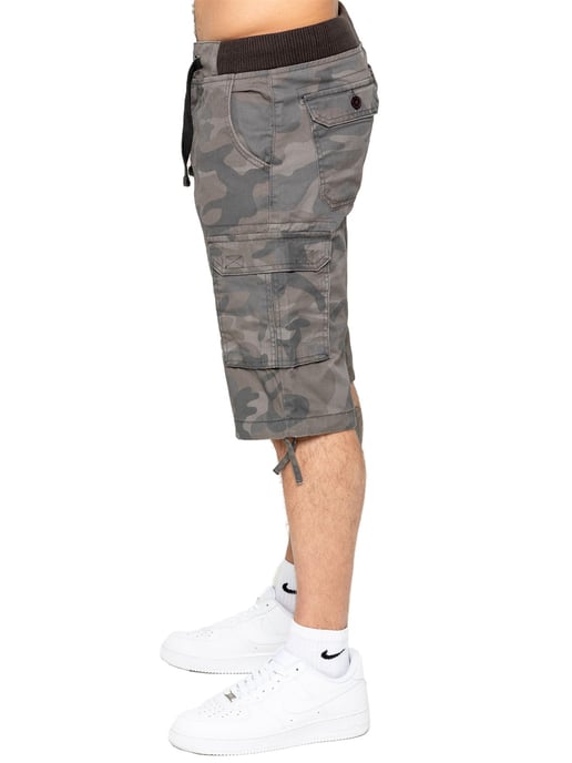 Enzo | Pantalones cortos Cargo Combat Camo para hombre - Image 2