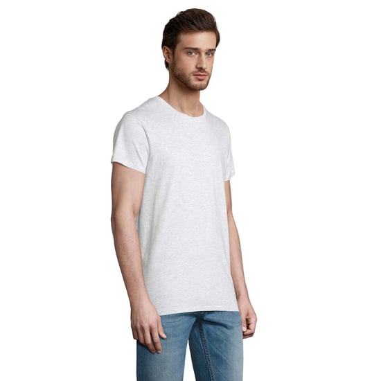 SOLS Mens Crusader Heather T-Shirt (Ash) - Image 3