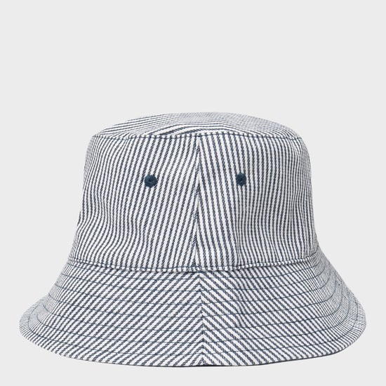Peter Storm Women's Sun Protective Striped Bucket Hat, Summer Sun Hat