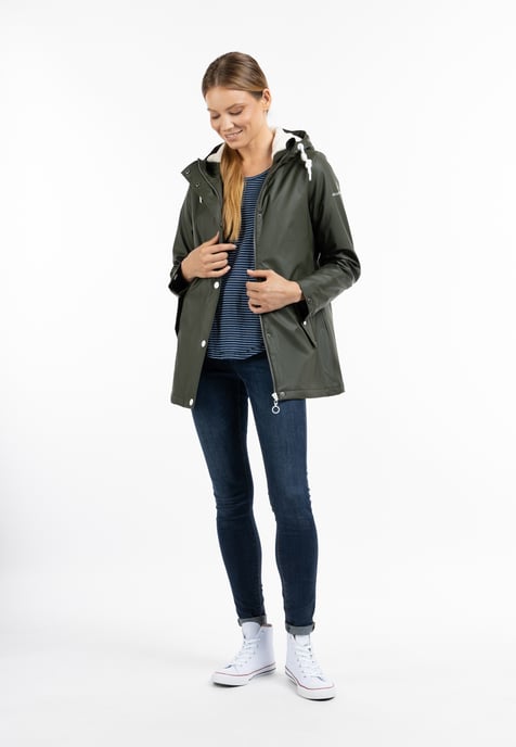 DreiMaster Maritim rain jacket with woven fur lining drymaster - Image 1