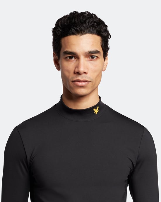 Lyle & Scott Golf Technical Baselayer in Black - Image 4