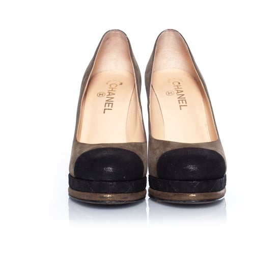 Suede platform heels - Image 3