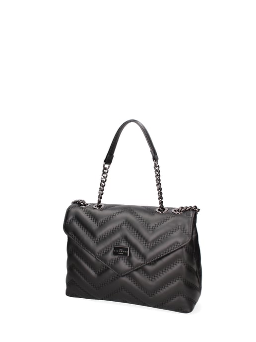 John Richmond Bolso de hombro Mujer BLACK AND GOLD - Image 2