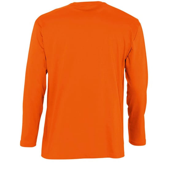 SOLS Mens Monarch Long Sleeve T-Shirt (Orange) - Image 2